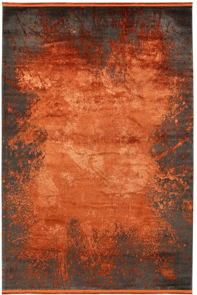 Dutch XXL Laagpolig Vloerkleed | Tapijt | Elysee | Abstract | Terracotta | 160x230 cm