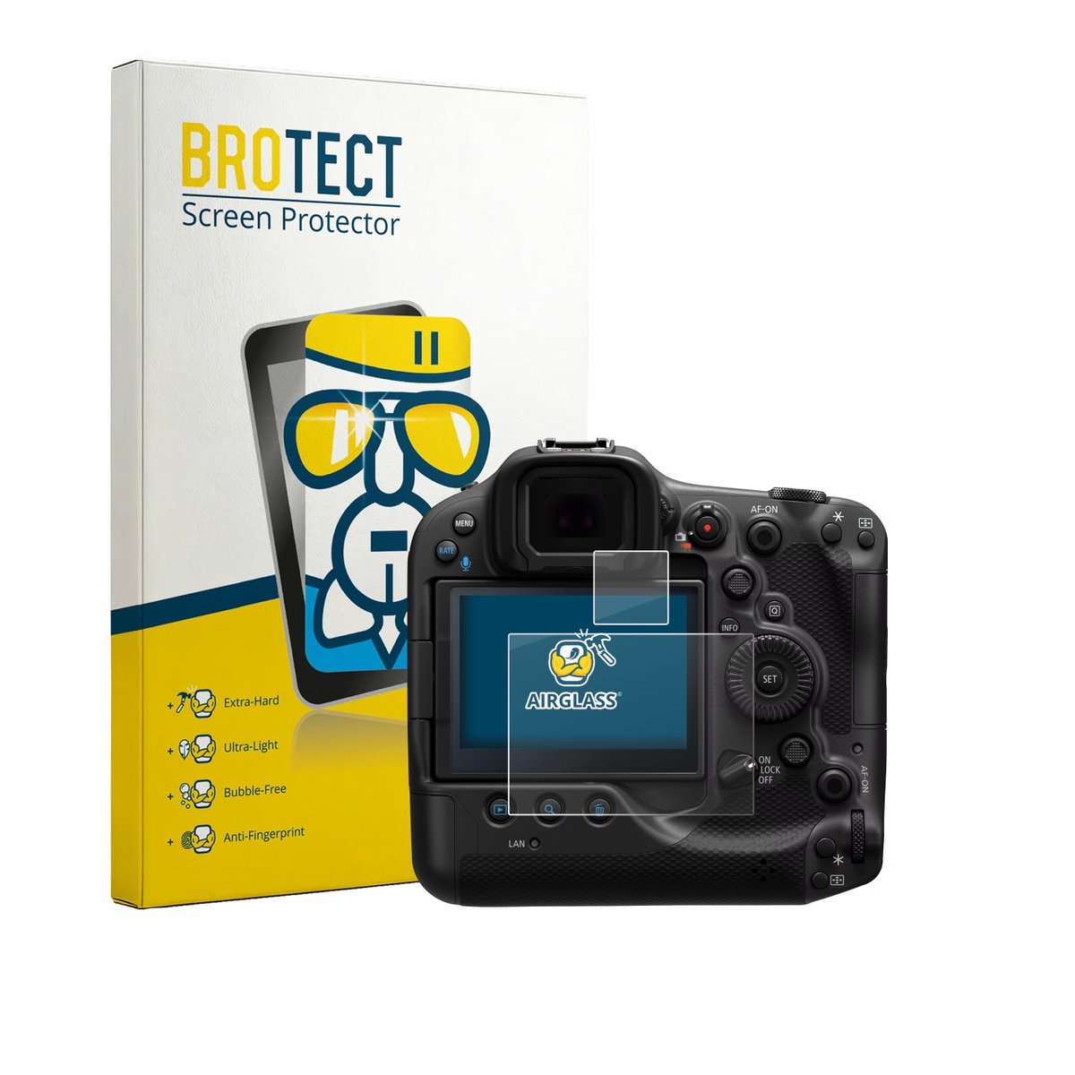 Screenprotector voor Canon EOS R3 Beschermglas transparant