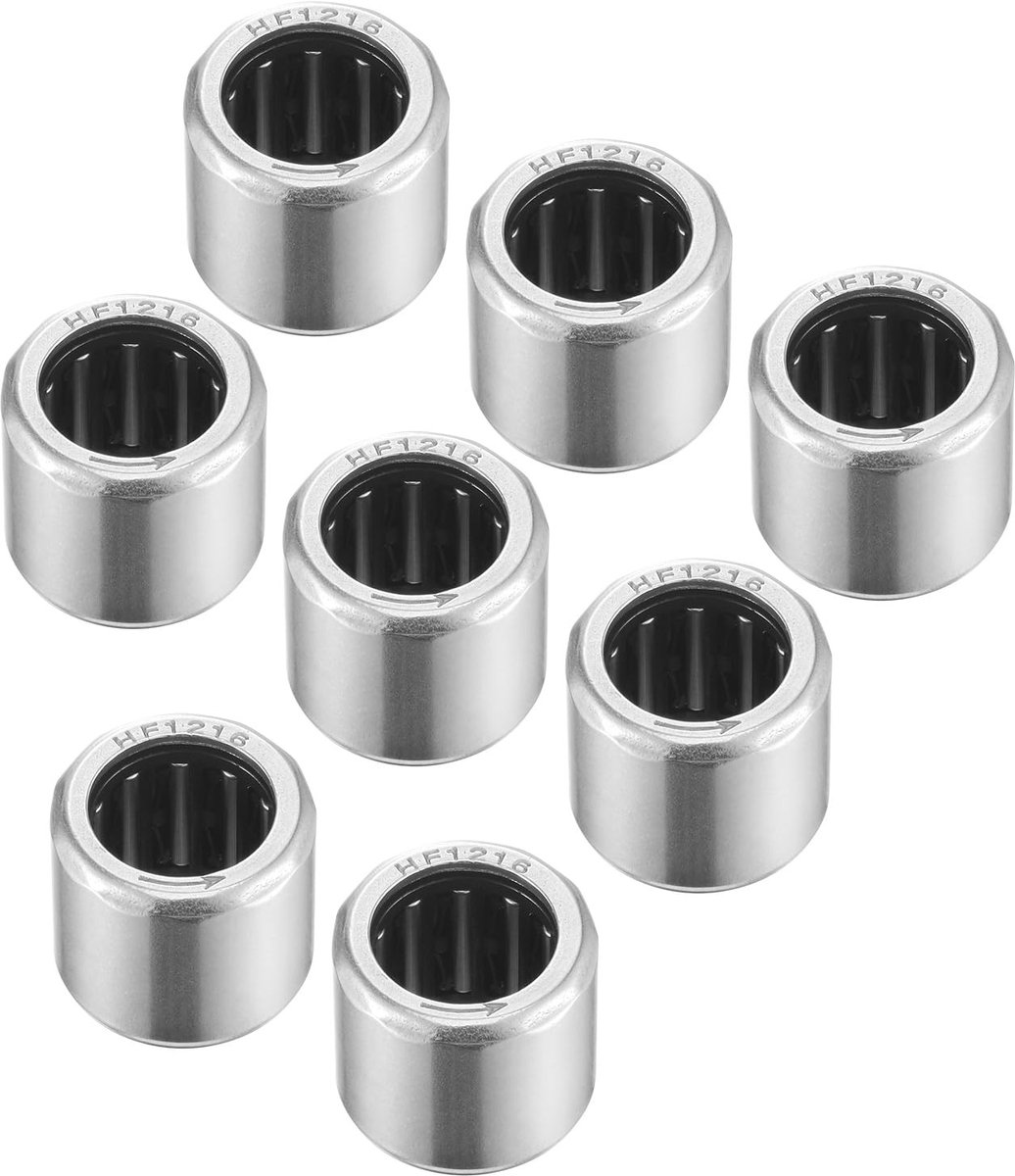 Inovra- Rollagers 5 Stuks - Unidirectioneel - 12 mm Gatdiameter x 18 mm Buitendiameter x 16 mm Breedte - Geschikt voor Landbouwapparaten - Automobielindustrie - Industriële Machines - Naaldlagers