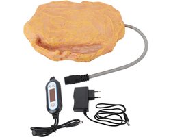 Verwarmingssteen voor Reptielen, 5W 12V, Regelbare Temperatuur, Ideaal voor Hagedissen en Schildpadden, Energiezuinige Heater