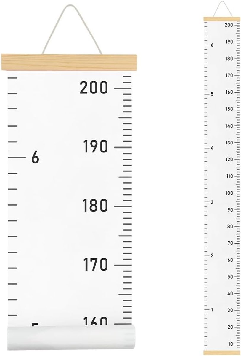 Aolso Kids Hoogtemeter, Hoogtemeter voor kinderen, Meetlint voor kinderen, Babygroeimeter, Muurhangende groeimeter - ShopVlot