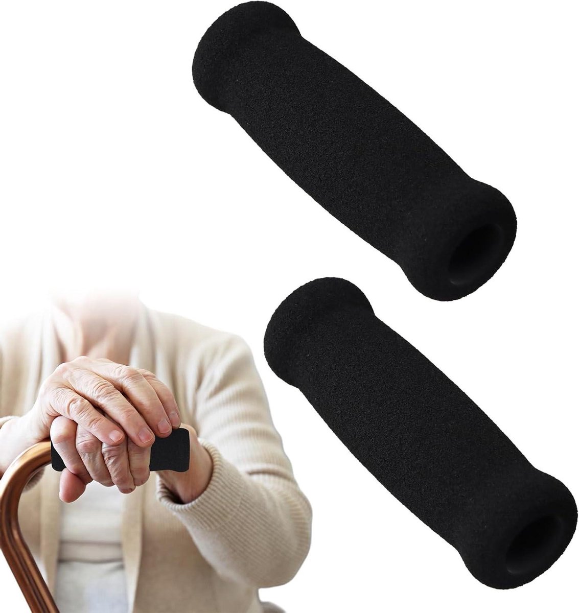 Grip Pads - Handvat Covers - Extra Comfort - Antislip Ontwerp - 2 Stuks - Zwart