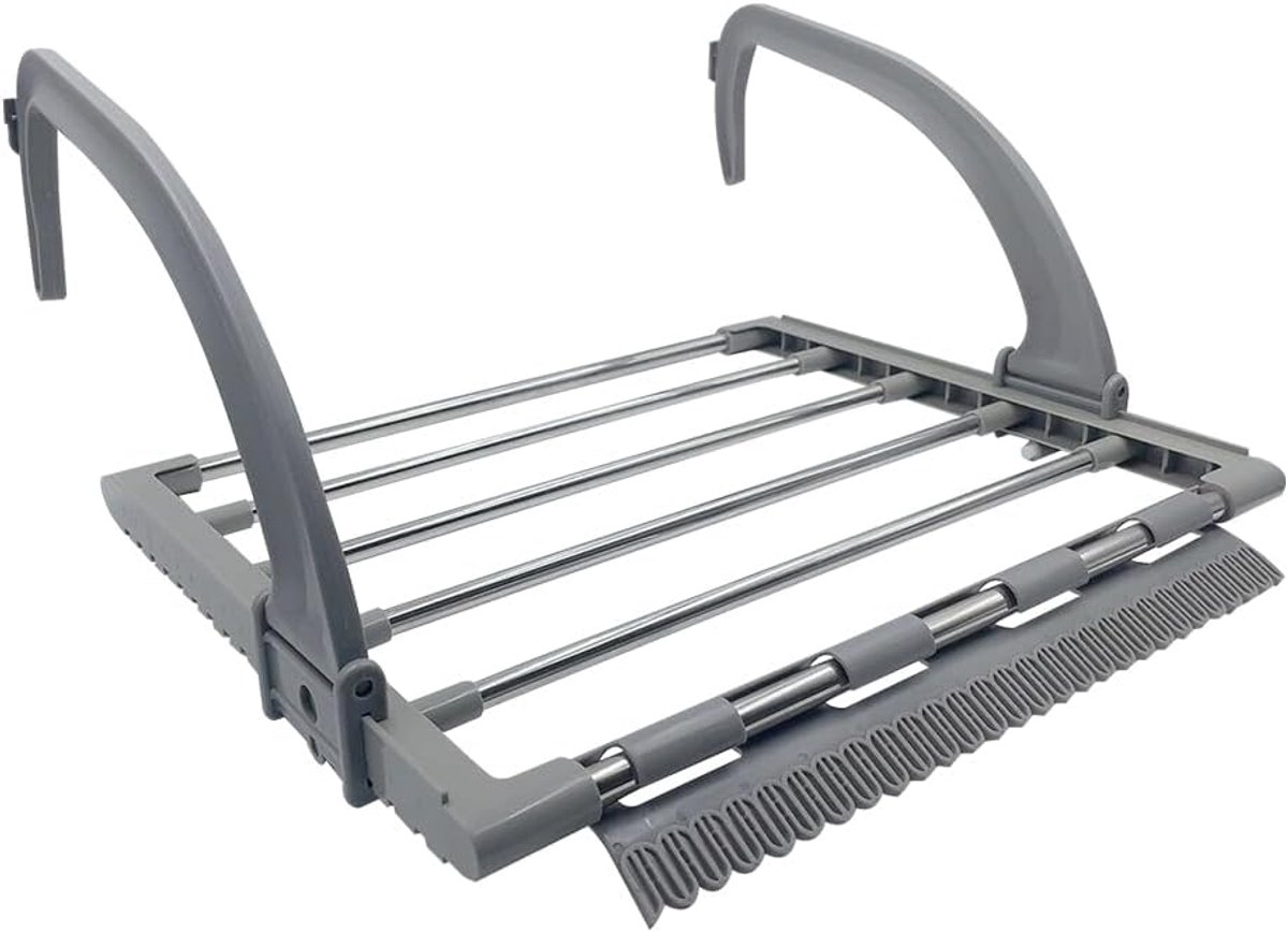 Thijox - Opvouwbaar Droogrek 1 Stuks voor Balkon en Radiator, Compact en Ruimtebesparend, 