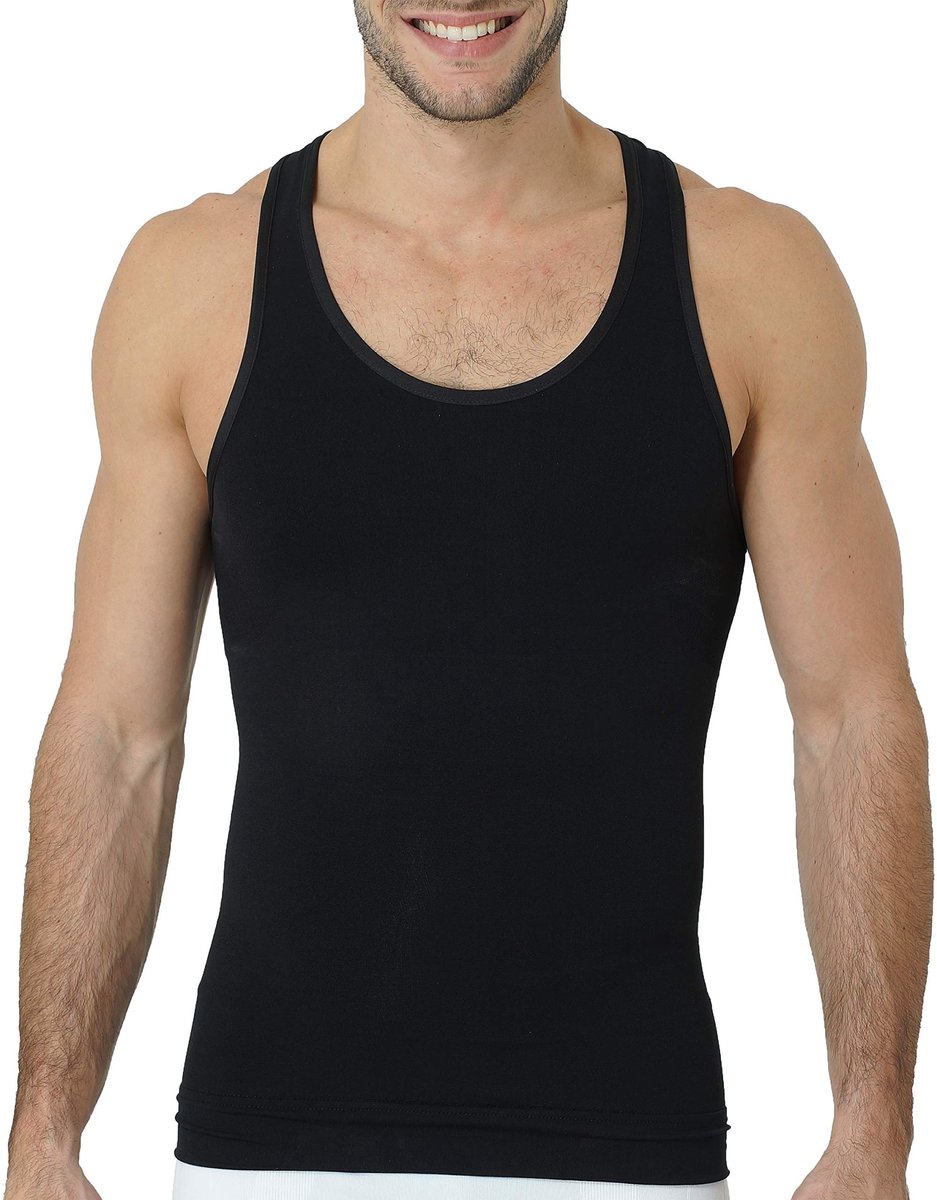 Dailygoods- Ondershirt Corrigerend - Bodyshaper Heren - Compressieshirt - Sportondergoed - Okselshirt - Verbetert lichaamshouding - Shapewear