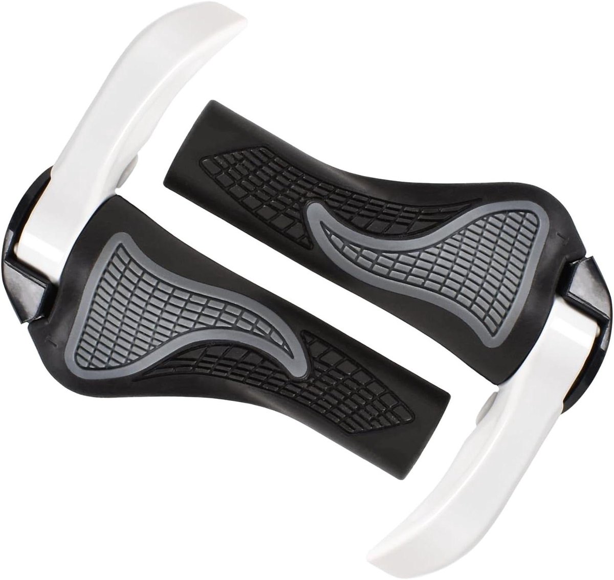 Fietsgrepen - Handgrepen Stuur - Comfortabel Fietsen - Ergonomisch Design - 22.2 mm - Wit