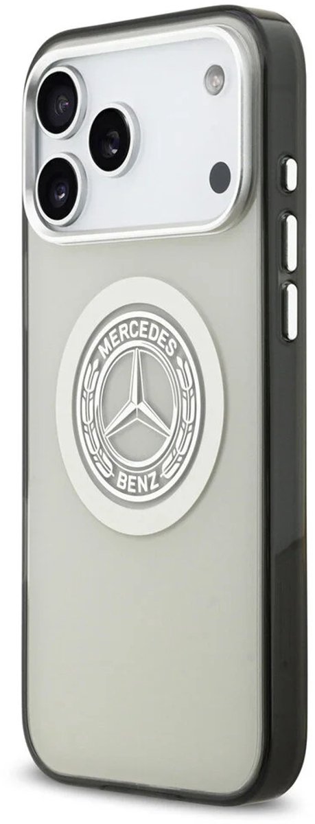 Mercedes-Benz Back Cover - iPhone 17 Pro Max - Grijs - Magsafe - Schokabsorberend - Vintage Logo van Merkloos — afbeelding 3