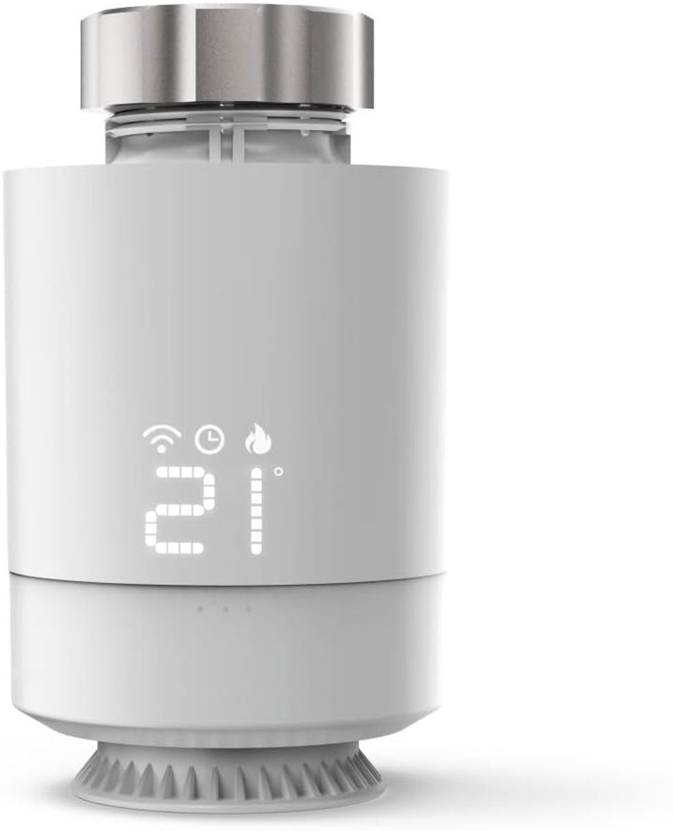 SnelShoppen - Slimme Radiatorthermostaat Wifi - Programmeerbare Verwarmingsregeling - Smart Home Thermostaat voor Alle Ventielen - Individueel Verwarm