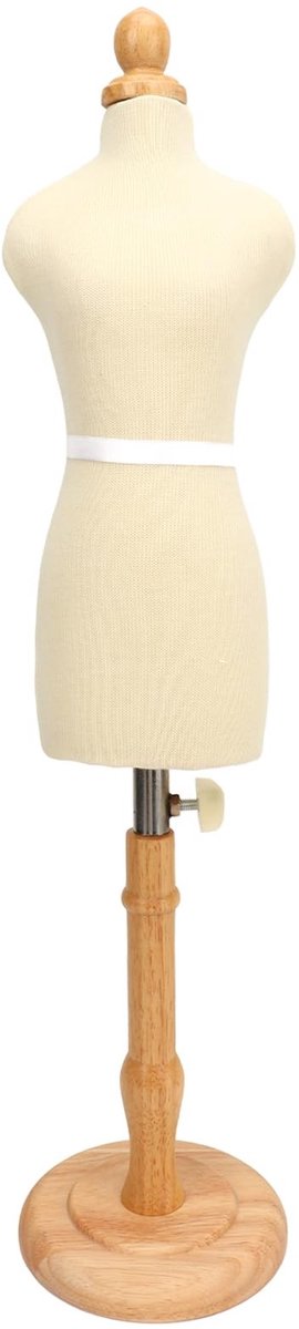 Dailygoods- Naaisterpop Verstelbaar - Vrouwelijk - Beukenhout - Stabiel - Flexibel - Eenvoudig Te Gebruiken - Paspop