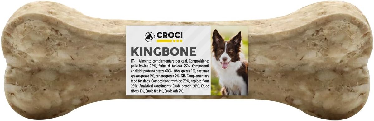 Croci Munchy Hondenbot, 20 g, 8,5 cm - Snacks voor Honden met Tapioca voor Gezonde Tanden en Gewrichten