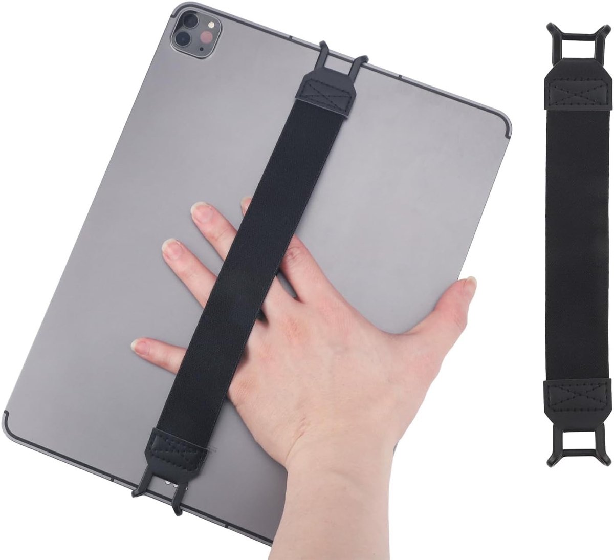 2 Stuks Tablet Handgreep Band, Veilige Anti-Drop Grip voor iPad Air en Kindle eReaders 7.6-11 Inch, Elastische Bevestiging voor Betrouwbare Gebruikservaring