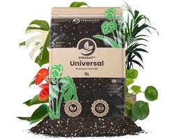 SYBASoil - Universal mix 5L - Turfvrije Potgrond Mix - 6 Maanden Voeding