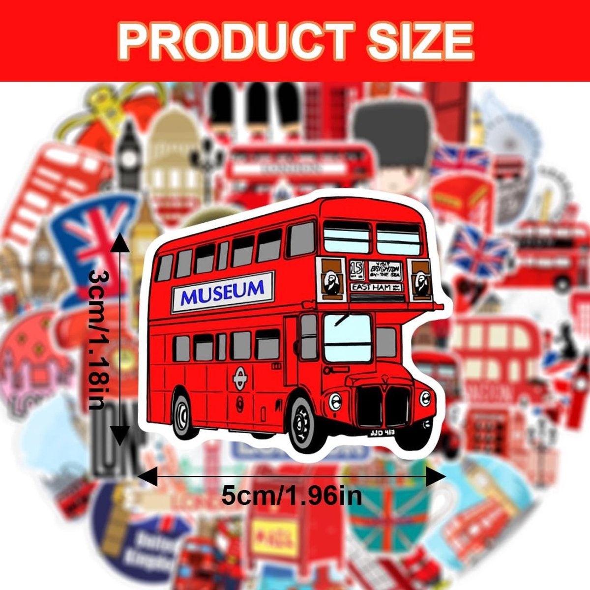 Inovra- Stickerset 50 stuks - Vinyl Stickers - Waterdicht - Uniek Design - Voor Laptop/Skateboard/Fiets - Lange Levensduur - Vinylstickers