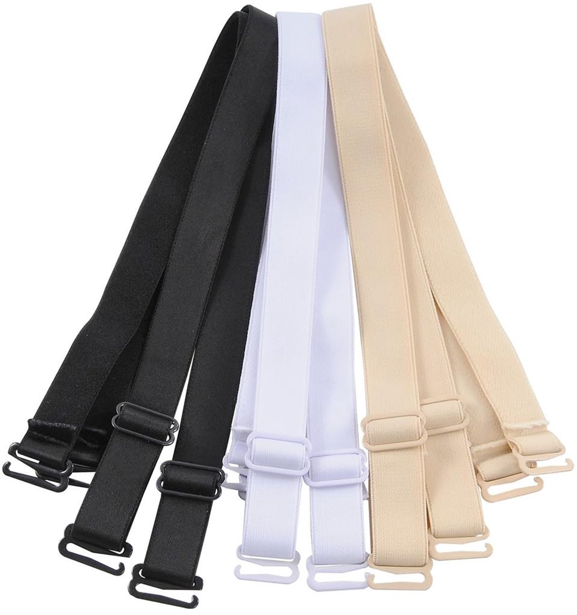 Inovra- Beha-bandjes Verstelbaar - Afneembare Bandjes - Antislip - Duurzaam Nylon - Meerkleurig - Geschikt voor Dagelijks Gebruik - Bh-bandjes