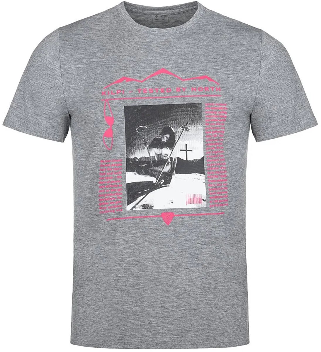 Kilpi Blade T-shirt Met Korte Mouwen 2XL Man Grijs