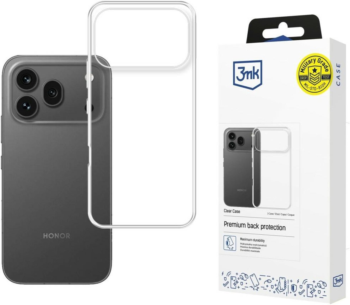 3MK Clear Case Hoesje voor Honor 600 Pro 5G