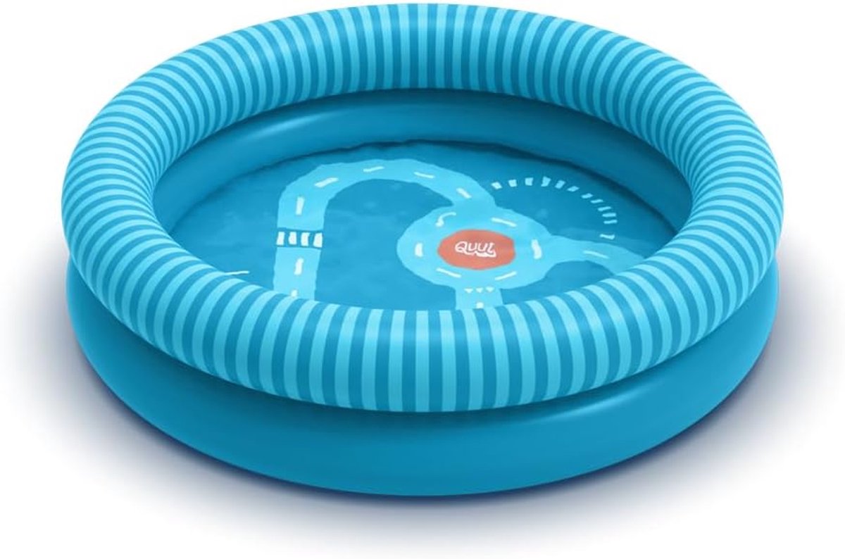 Thijox - Opblaasbaar zwembad Dippy - Premium PVC 0,25 mm - Speels design voor kinderen vanaf 1 jaar - 80 cm diameter - Ideaal voor tuin, feest en zome