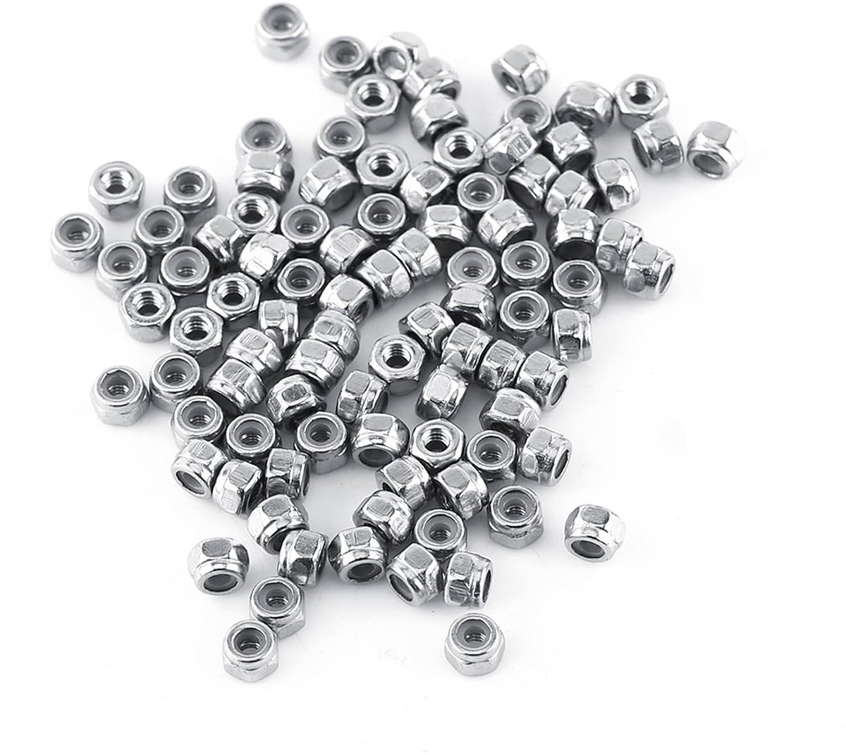 Duurzame RVS M2-M12 Zeskantige Lock Nuts met Nylon Inzet voor Veilige Bevestiging en Montage