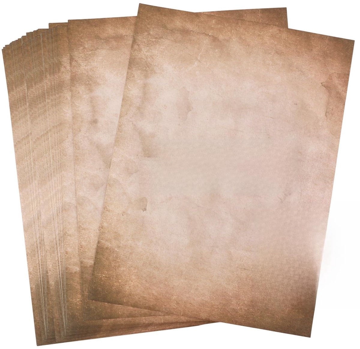 Dailygoods- Briefpapier 150 Vellen - Oud Papier - Schrijfblok - Postpapier - Briefpapier Volwassenen - Briefpapier met Enveloppen - Schrijfpapier