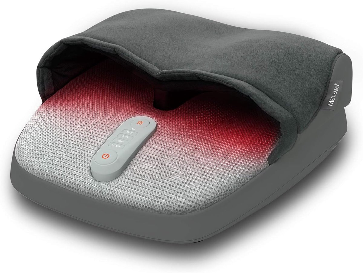 SnelShoppen - Elektrische Shiatsu Voetmassage met Roodlichtfunctie en Opwarmfunctie, 3 Snelheden, Circulatie Stimuleren, Comfortabel en Ontspannend vo