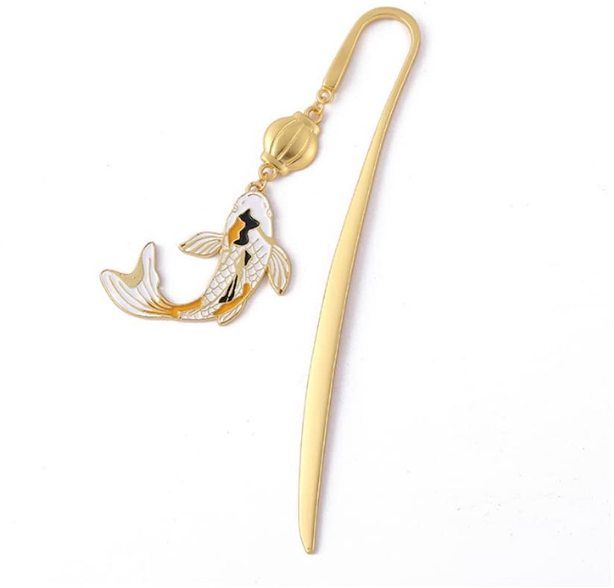 Dailygoods - ARFUKA Bladwijzers Lucky Fish Metalen bladwijzer Leesboek Markers Cadeaus voor vrouwen, kinderen, tieners meisjes, lezers en boekenliefhebbers