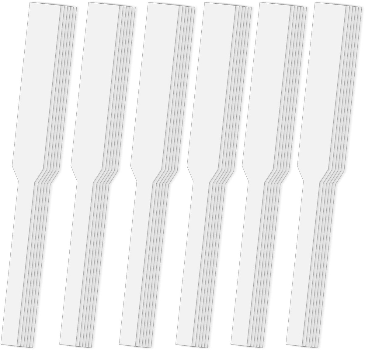 Dailygoods- Parfumteststrips 600 stuks - Wegwerpstrips - Geurtester - Papier - Aromatherapie - Etherische Oliën - Rechthoekig 13x1,2 cm - Geurteststrips