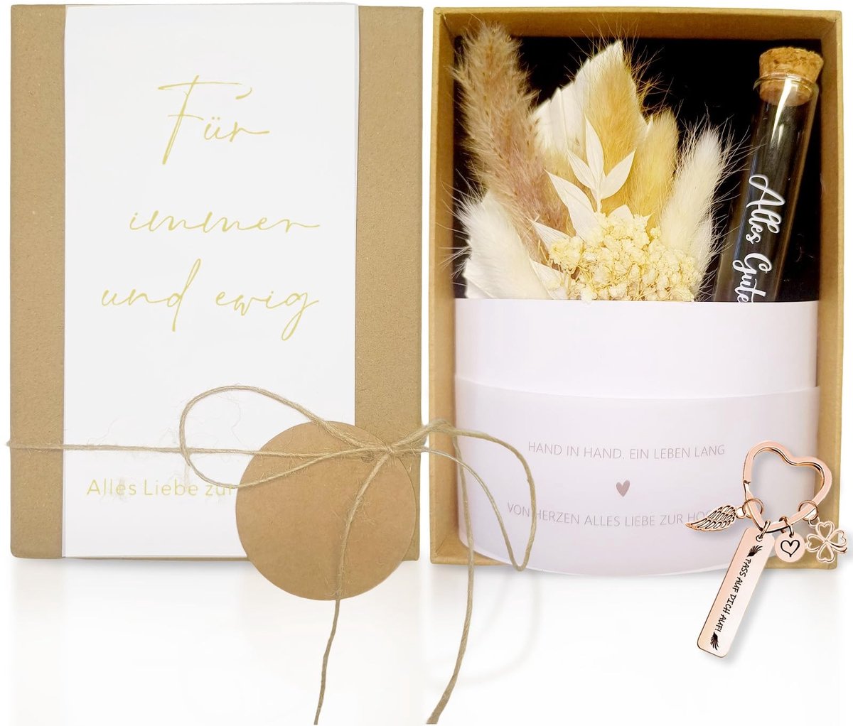 Dailygoods- Geschenkdoos Bruiloft - Geldgeschenk Verpakking - Cadeauverpakking - Geschenken - Decoratieve Doos - Met Deksel