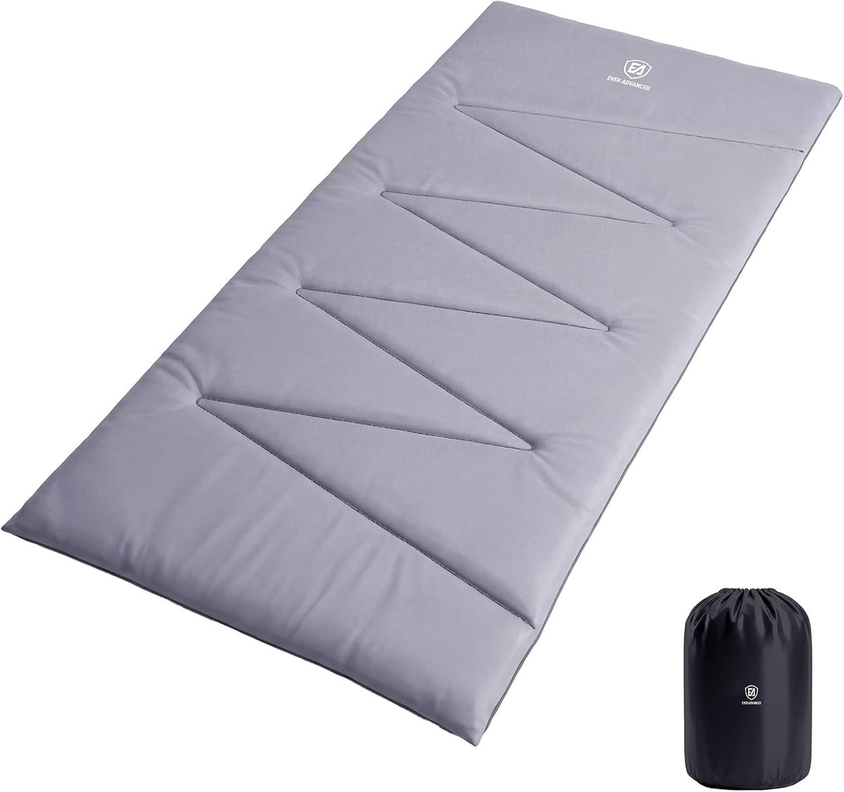 Thijox - Veldbedkussen 216 x 105 cm, 6 cm dik, Antislip Onderkant, Bevestigingsriemen, Ultralicht 2 kg - Ideaal voor Camping, Tuin, Indoor & Outdoor G
