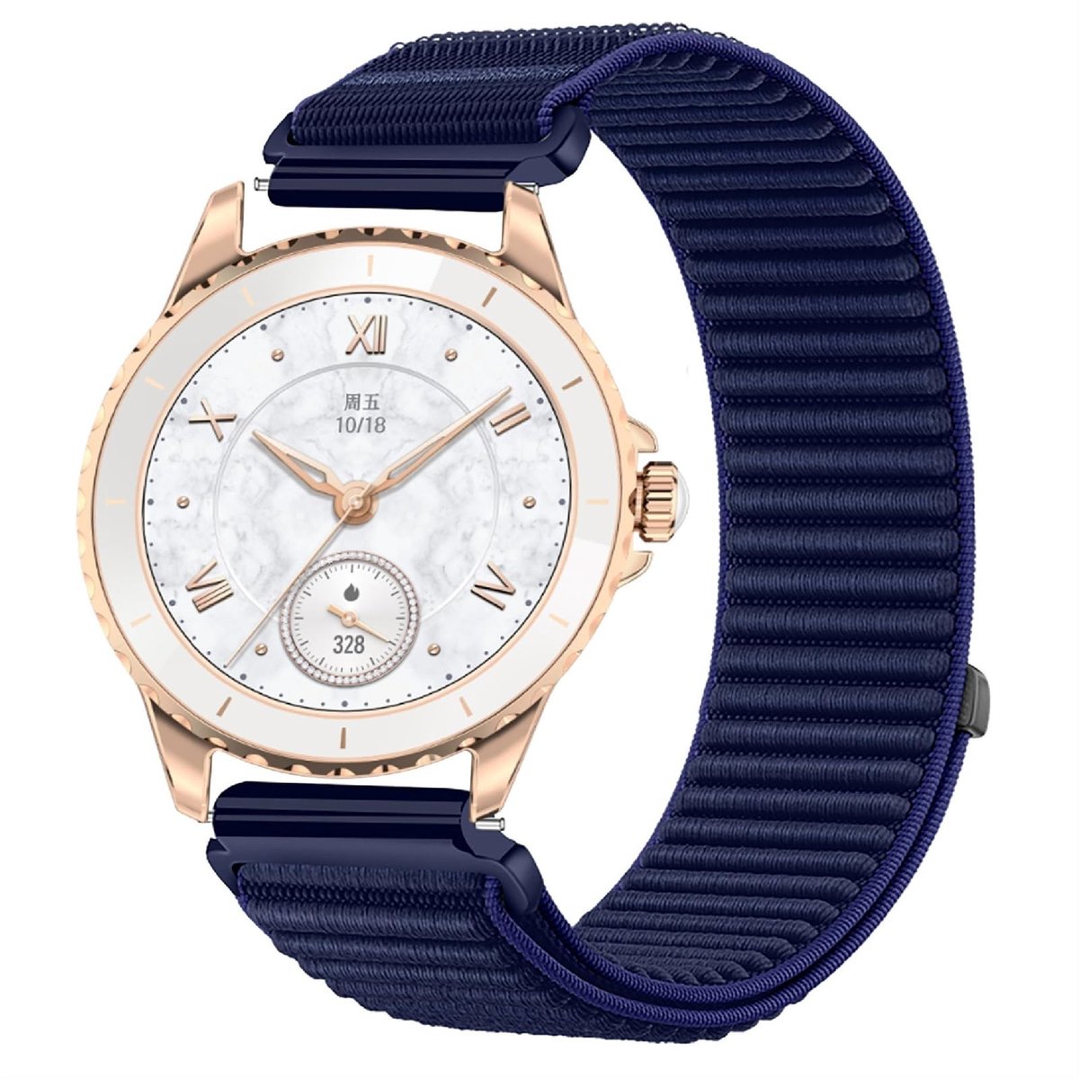 Dailygoods - Flexibel Nylon Sportlusband voor Smartwatch