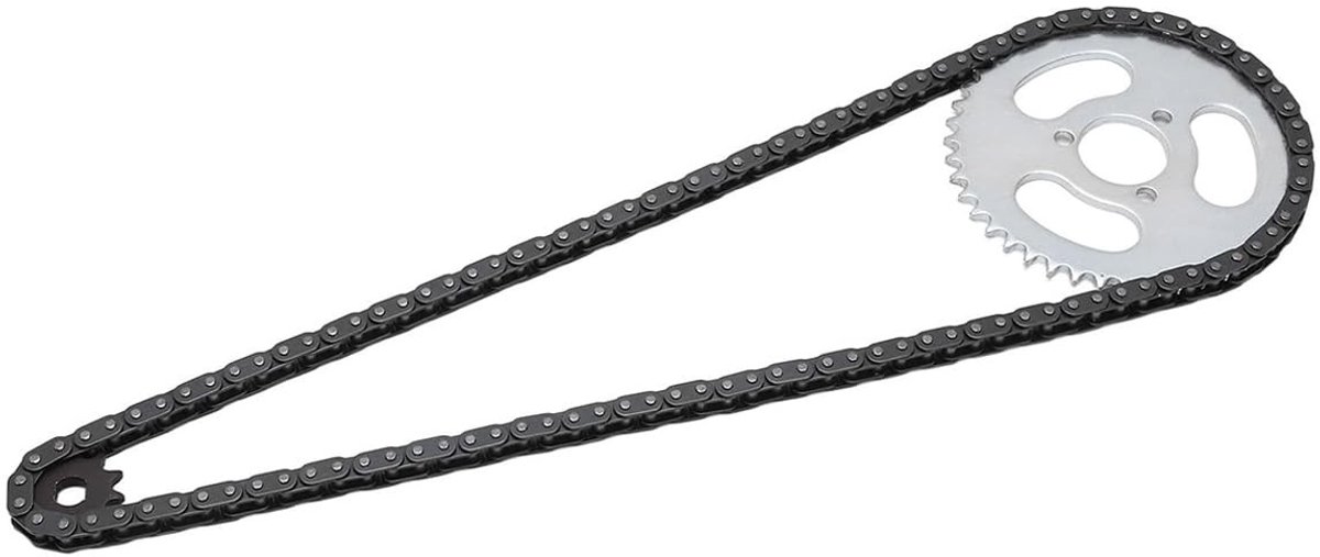 Dailygoods - T8F Tandwiel- en Kettingset voor Go Karts en ATV's