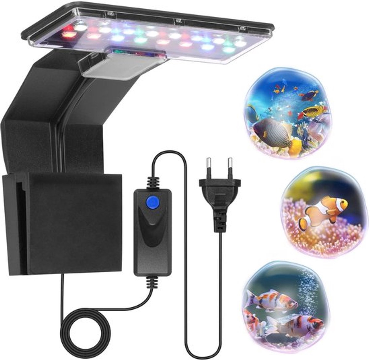 Dailygoody - aquarium waterplantlamp - kleurwisselend - drietraps