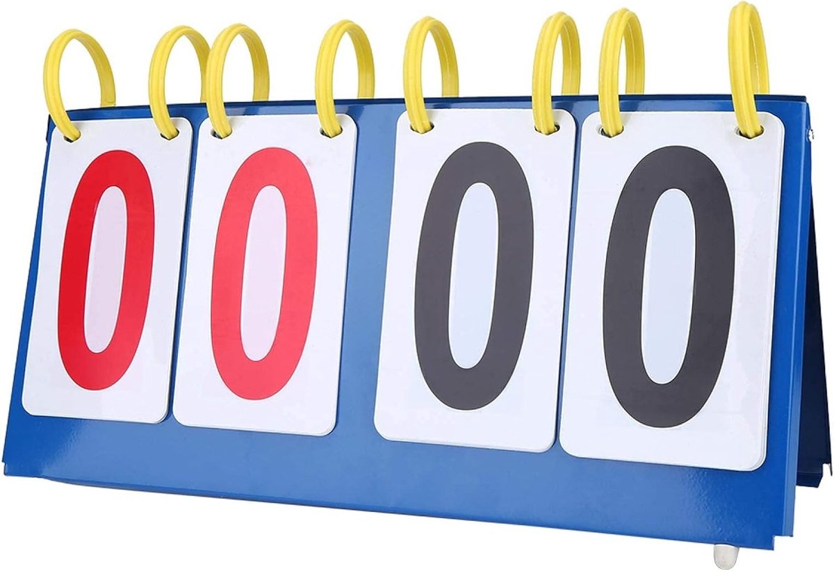Digitale Scorebord voor Tafeltennis, Basketbal en Voetbal - 4 Digit Score Indicator voor Training en Wedstrijden