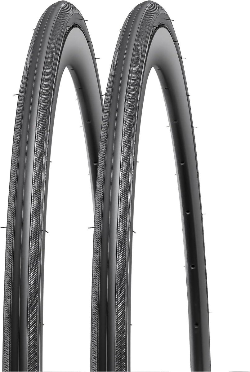Racefietsbanden - Fietsbanden Binnenbanden - Stadsritten - Ultra Duurzaam Rubber - 700x23C - Zwart