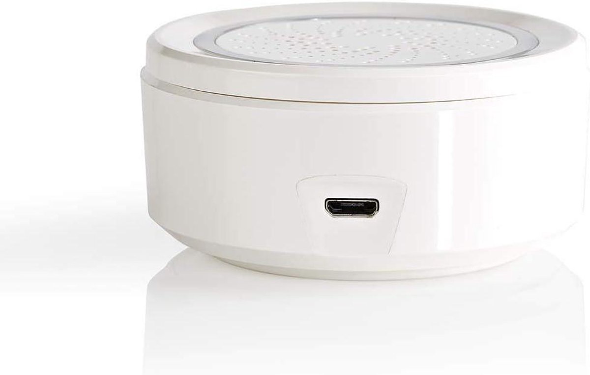 Slimme Sirene - Alarm Geluid - Huis Beveiligen - 8 Verschillende Geluiden - 65 x 30 mm - Wit