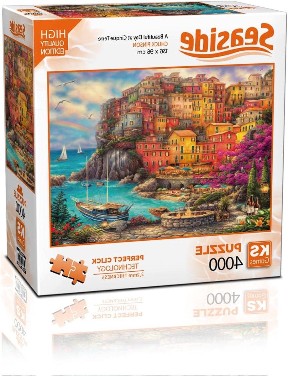 Puzzel 4000 stukjes - Legpuzzel Volwassenen - Ontspannen Tijdverdrijf - Grote Afmetingen - 136 x 96 cm - Multicolor
