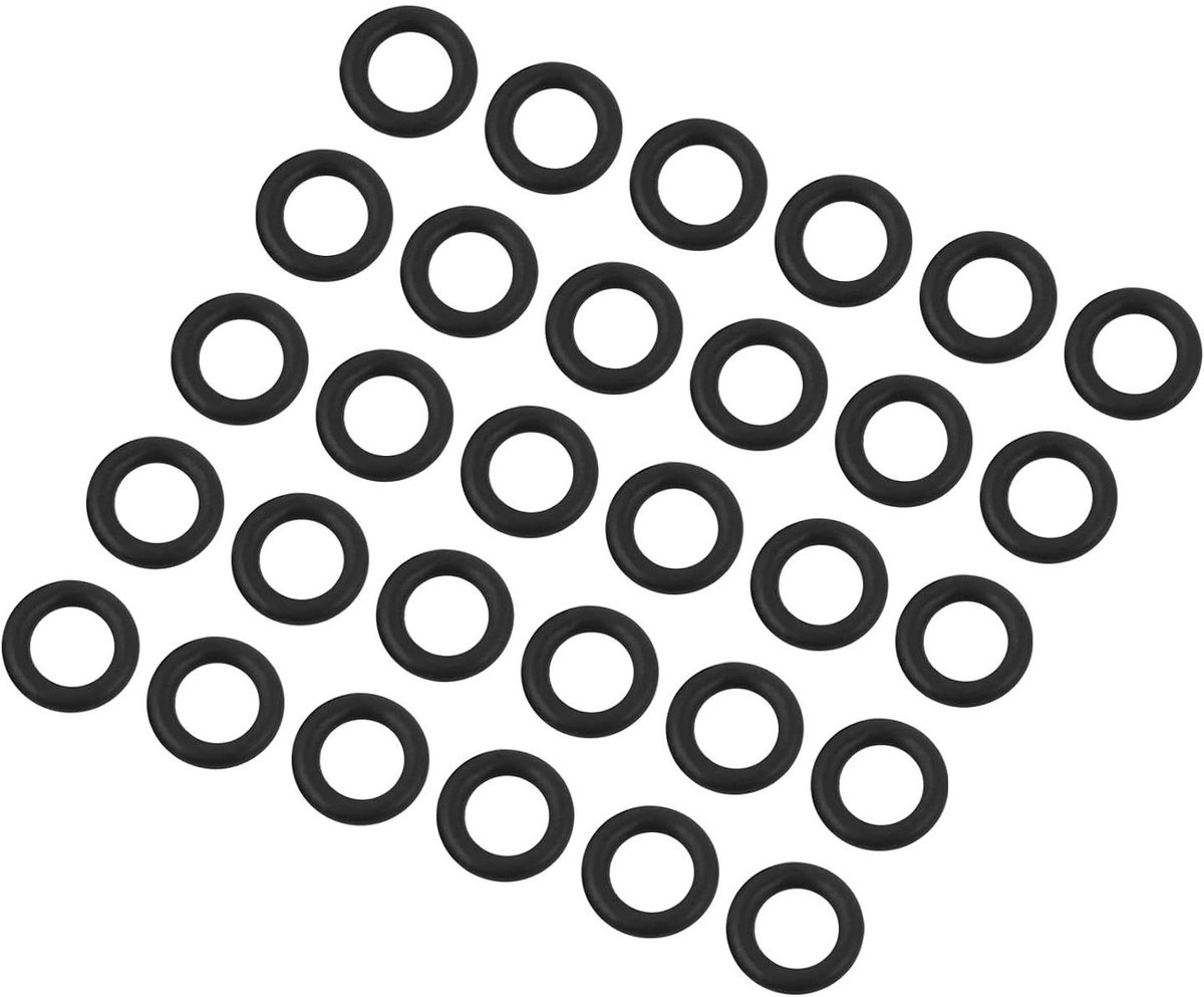 Rubberen Afdichtingen - O-ringen - Loodgieterswerk Reparatie - Nitril Rubber - 9x5x2 mm - Zwart