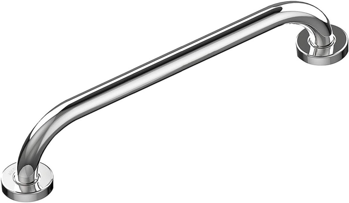 Badkamer Handgreep - Douchegreep Wandbeugel - Veiligheid Vergroten - Roestvrij Staal - 40 cm - Zilver