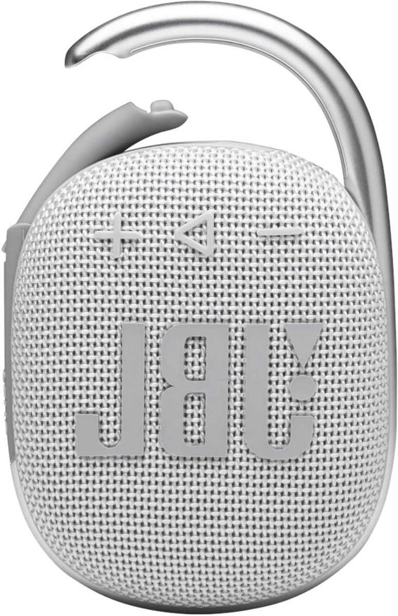 Draagbare Bluetooth Luidspreker - Mini Speaker - Muziek Luisteren - Geïntegreerde Karabijnhaak - 10 Uur Speeltijd - Wit