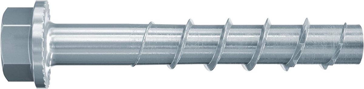 Betonschroeven - Betonankers Schroeven - Bevestigen Bouwmaterialen - Speciale Zaagtand Geometrie - 8x70 mm - Grijs