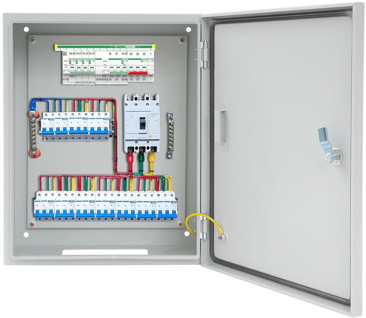 Verdeelkast Buiten - Schakelkast Elektrisch - Apparaten Beschermen - Waterdicht IP55 - 50 x 40 x 20 cm - Grijs