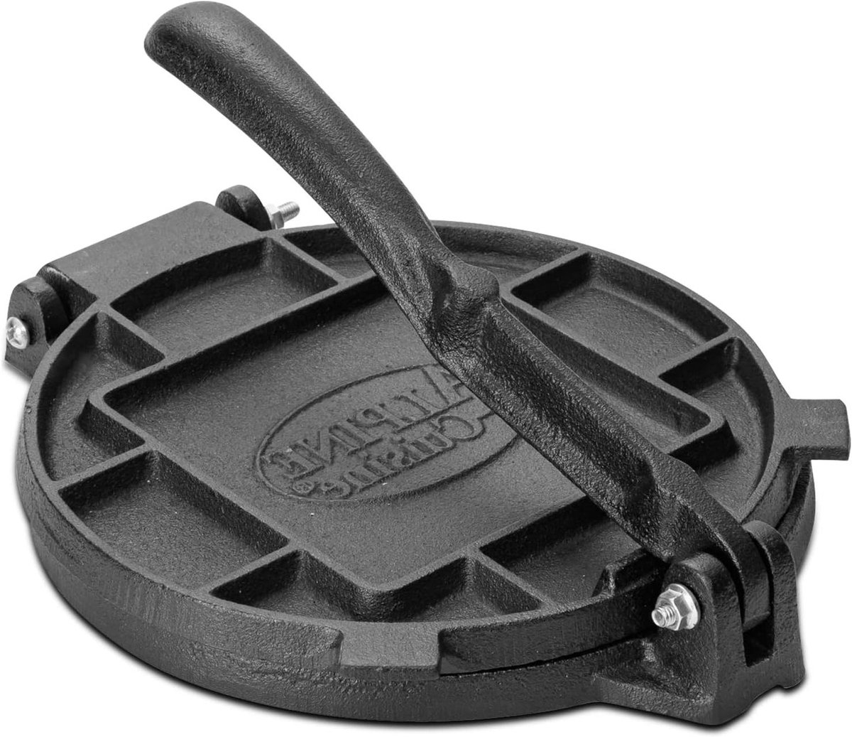 Tortillapers Gietijzer - Taco Pers - Deeg Vormen - Robuuste Constructie - 42.5 cm - Meerkleurig