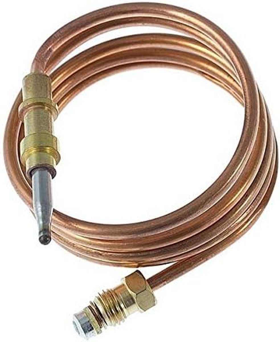 Gas Heater Onderdeel - Thermokoppel - Veilige Verwarming - Universele Pasvorm - 800mm - Zilverkleurig