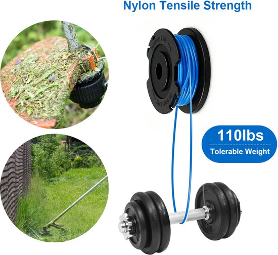 4-pack trimmerspoel met trimmerdraad voor RYOBI draadtrimmer van RYOBI — afbeelding 2