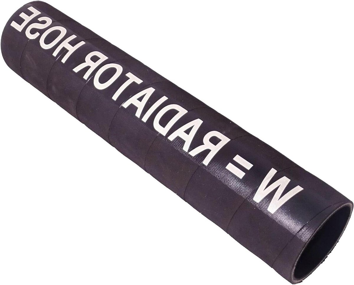 Rubberen Radiatorslang - Koelslang Motor - Koelsysteem Onderhoud - Hittebestendig EPDM Rubber - 30mm x 1 Meter - Zwart