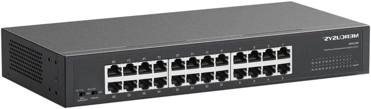 Gigabit Switch - Netwerk Switch - Netwerk Uitbreiden - 24 Poorten - 1.91 kg - Zwart