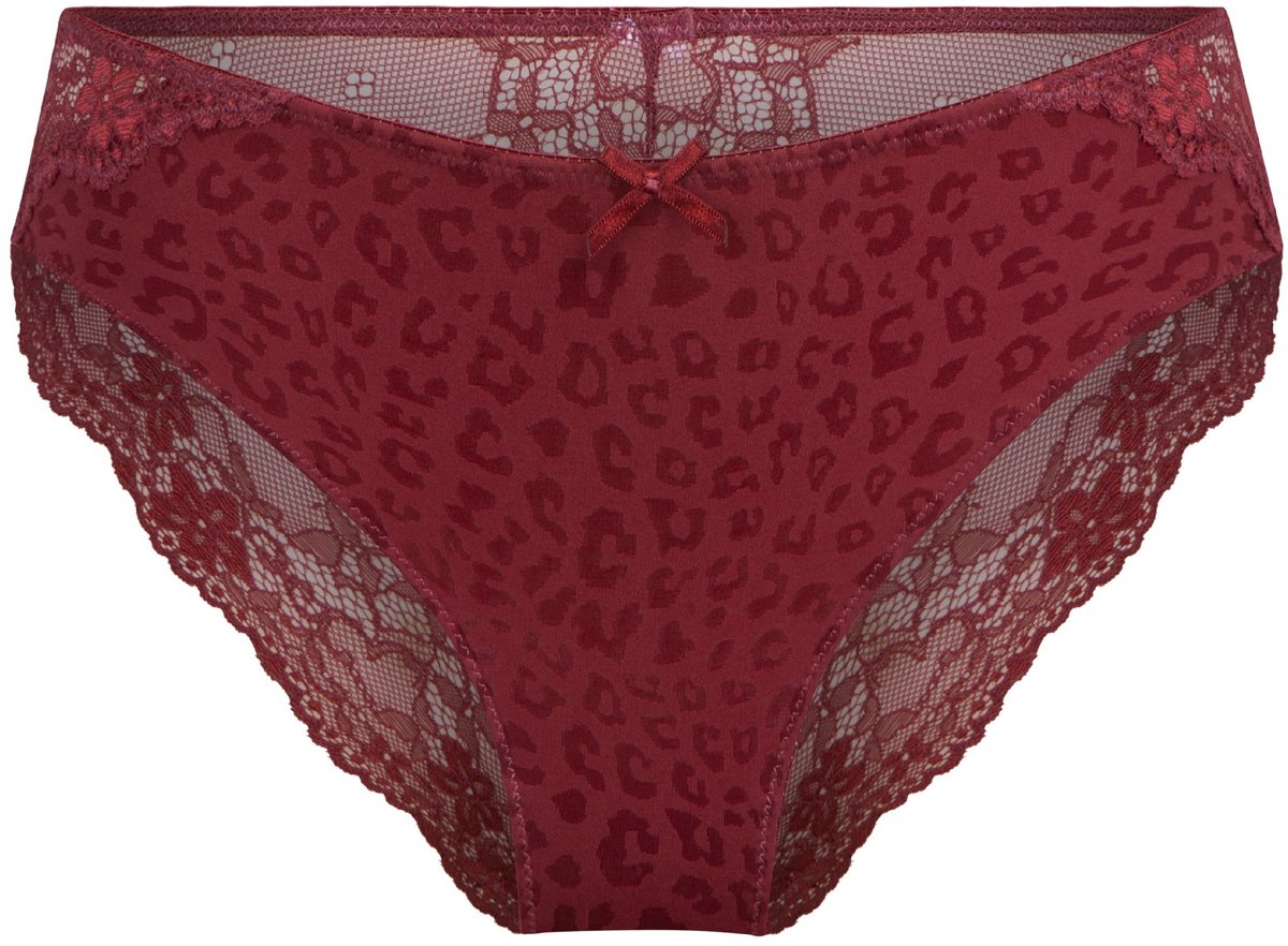 LingaDore Daily Lace Slip Ruby Wine Jacquard L