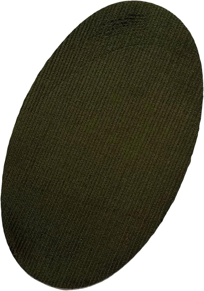 Stof Versterkingen - Reparatiedoekjes - Kleding Herstellen - Strijkbaar of Naaibaar - 14 x 95 cm - Kaki Groen