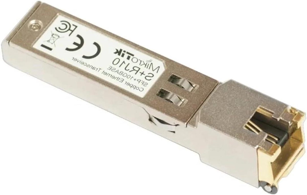 Netwerk Zendmodule - SFP+ Transceiver - Snelle Dataoverdracht - 10 Gigabit Ethernet - 5 x 3 x 5 cm - Metallic