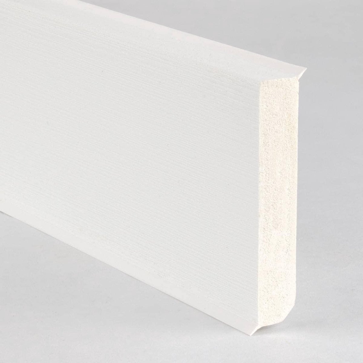 Kunststof Plint - PVC Plint Hardschuim Plint - Afwerking Vloer - Geborsteld Met Flexibele Rand