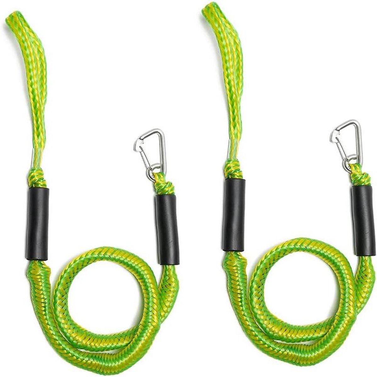 Bungee Docklijn - Afmeerkoord Boot - Veilig Afmeren - Schokabsorberend Koord - 17 meter - Groen Geel