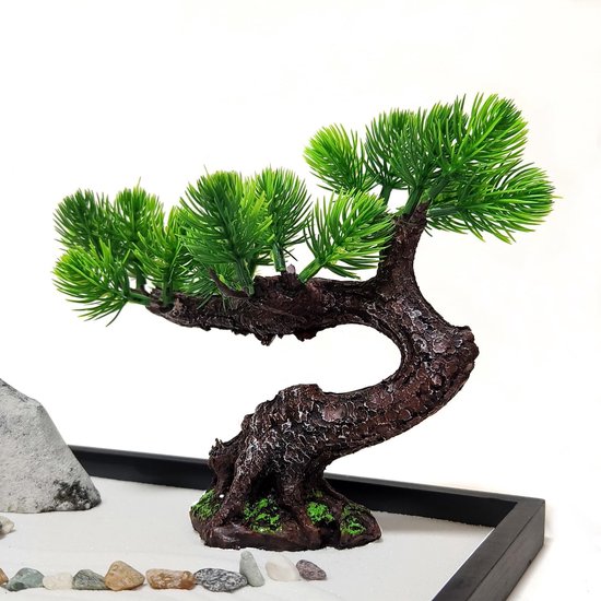Zen Zand Meditatie Ornament - Zen Tuin Japanse Zandtuin - Mindfulness Bevorderen - Ambachtelijk Kampioenschap - 30 x 20 cm — afbeelding 5